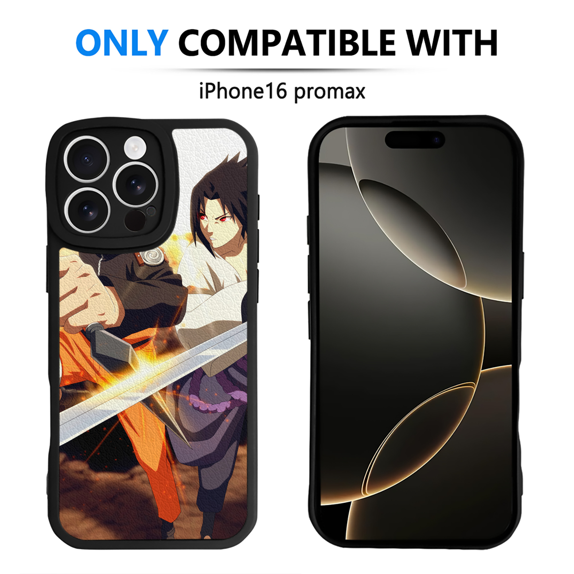 （画像用） NARUTO -ナルト- NARUTO -ナルト- 疾風伝 【iPhone 16シリーズ対応】シリコンスマホケース（レザー調） 材質：シリコン